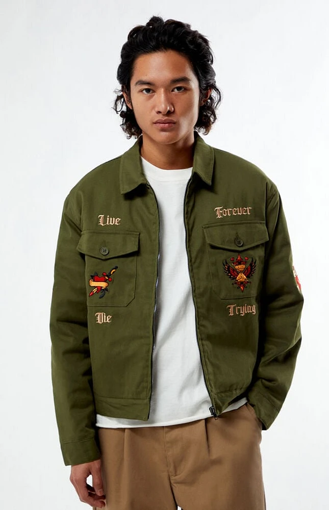 Pacsun Live Forever Cropped Jacket