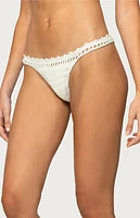 Edikted Enzo Crochet Bikini Bottom