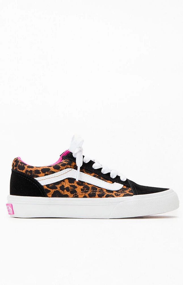 Vans Kids Leopard Old Skool Shoes