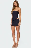 Edikted Rebel Linen Look Corset