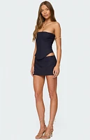 Edikted Rebel Linen Look Corset