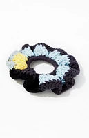 PacSun Navy Knit Hair Scrunchie