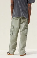 PacSun Olive Baggy Cargo Jeans