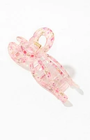LA Hearts Floral Bow Hair Claw Clip