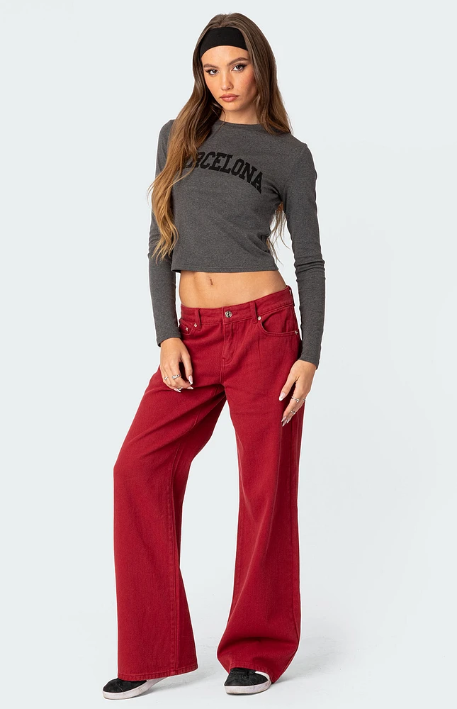 Edikted Roman Low Rise Slouchy Jeans