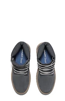 Timberland Women's Dark Blue Nubuck Stone Street 6inch Lace-Up Waterproof Boots