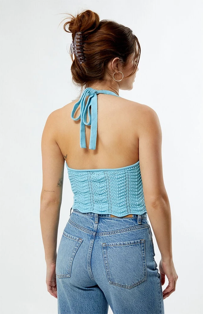 LA Hearts Kelli Knit Halter Top