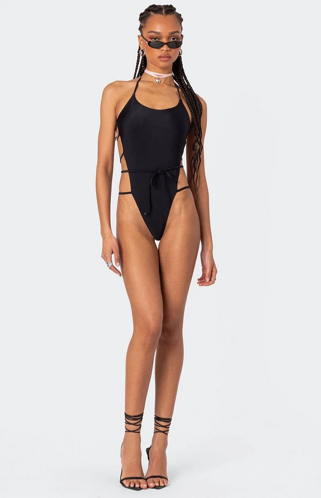 Edikted Strappy One Piece Swimsuit