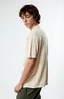 PacSun Hudson Cream Oversized Camp Shirt