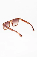 Pacsun Rudy Tortoise Square Sunglasses