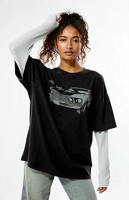 FORD Mustang Double Layered Long Sleeve T-Shirt