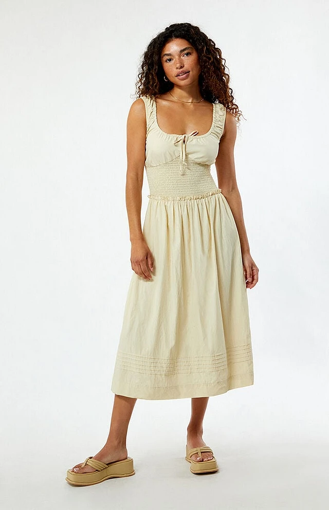 green emerald velvet dress Sage Green Tie Front Midi Dress