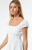 Rhythm Washed Out Cap Sleeve Mini Dress