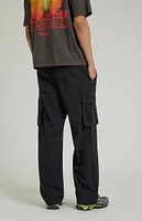 PacSun Black Ripstop Baggy Cargo Pants