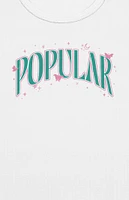 Wicked Arched Popular Text Cropped T-Shirt