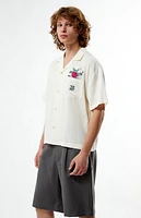 The Met x PacSun Bouquet Cropped Camp Shirt
