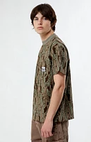 QUIET GOLF Bark Camo Pocket T-Shirt