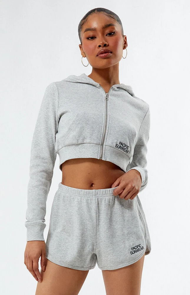 PacSun Pacific Sunwear Waffle Knit Relaxed Shorts