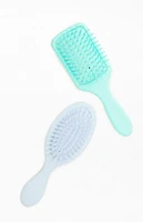 CELAVI 2 Pack Mini Pastel Hair Brushes