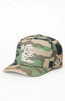 Hellstar Camo Rhinestone Snapback Hat