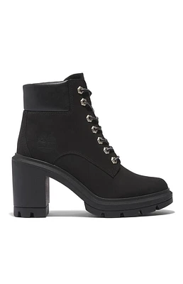 Timberland Women's Black Allington Heights Mid Lace-Up Boots