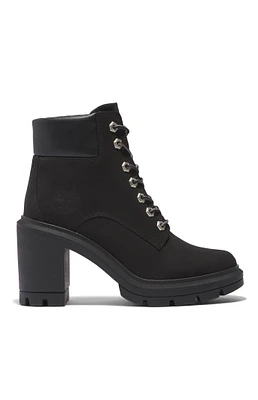 Timberland Women's Black Allington Heights Mid Lace-Up Boots