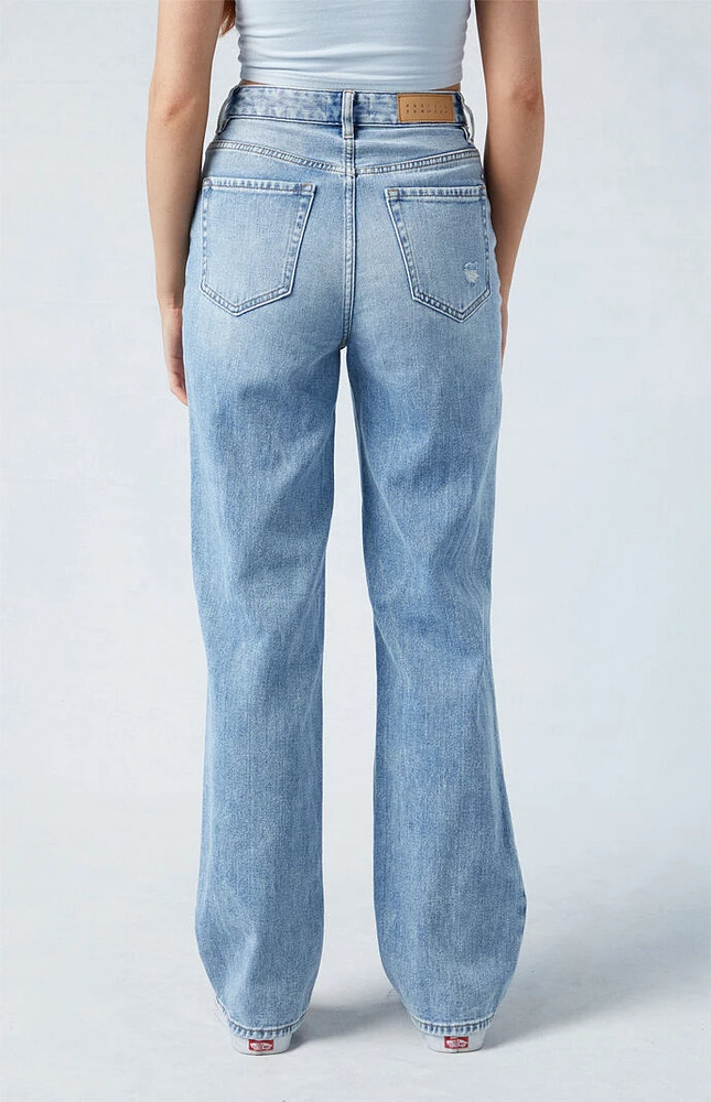 PacSun Light Blue Ripped '90s Boyfriend Jeans