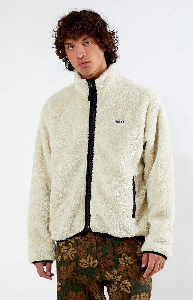 Obey Icon Face Sherpa Jacket