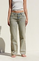 Pacsun Indigo Low Rise Straight Leg Jeans