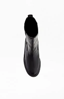 CIRCUS NY Women's Susan Faux Leather Lug Sole Chelsea Boots