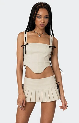 Edikted Margaret Ribbon Bow Corset