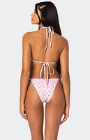 Edikted Picnic Triangle Bikini Top