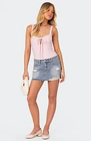 Edikted Carol Eyelet Bodysuit