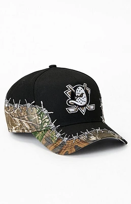 New Era Anaheim Ducks Camo Barbwire 9FORTY Snapback Hat