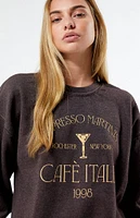 Golden Hour Espresso Martini Crew Neck Sweatshirt