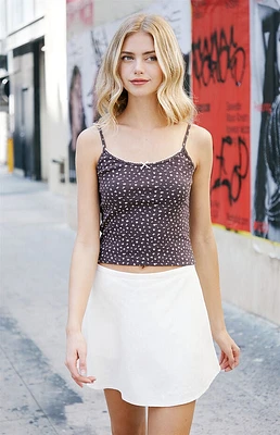 John Galt Brown Skylar Tank Top