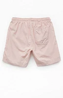 PacSun Lavender Collegiate 6" Swim Trunks