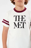 The Met x PacSun Kids Basic Varsity Stripe T-Shirt