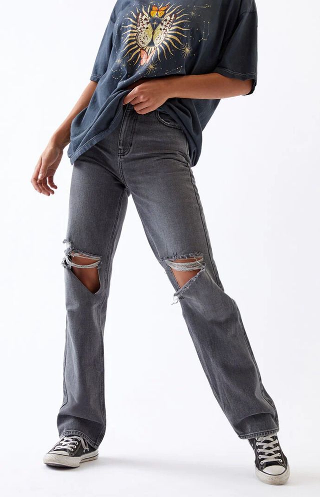 light ripped 90s boyfriend jeans pacsun