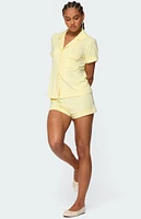 Edikted Tezlie Button Up Shirt