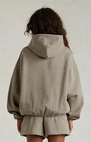 Kids Fear of God Essentials Heathery Grey Hoodie