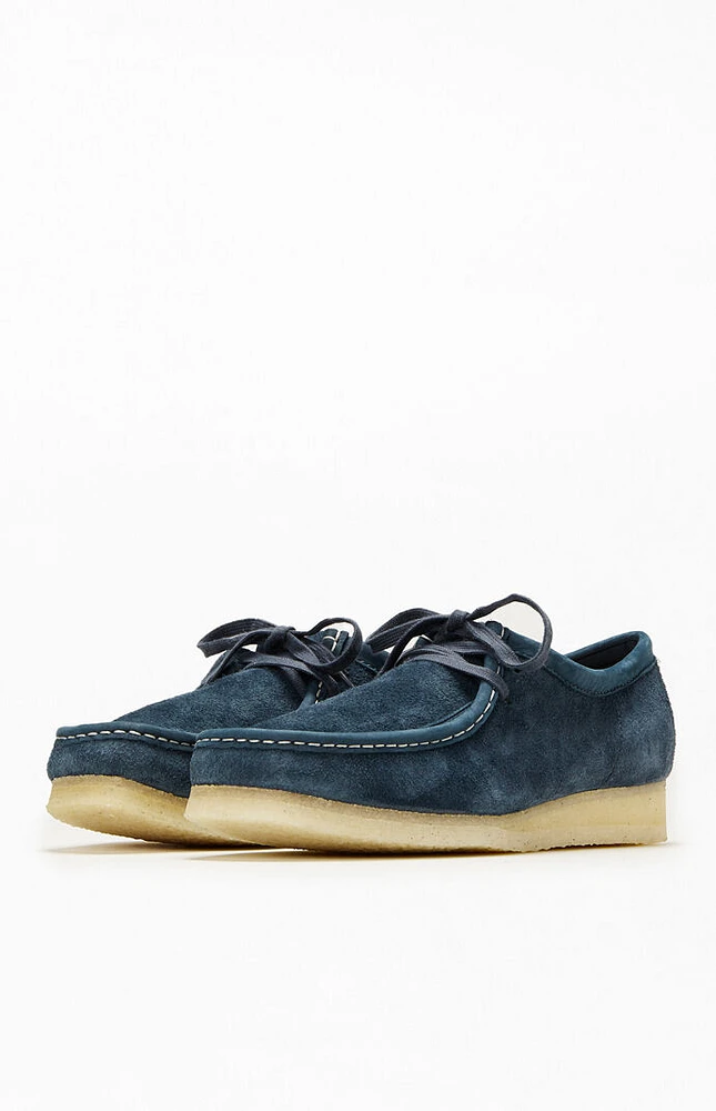 Clarks Navy Wallabee Shoes