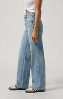 Pacsun Light Indigo High Waisted Girlfriend Jeans