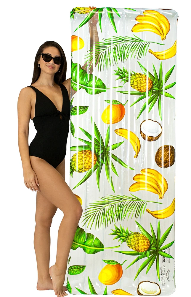 PoolCandy Resort Collection Tropical Fruit Deluxe Pool Raft