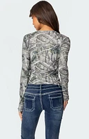 Edikted Camo Babe Top