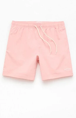 Pacsun Pink Collegiate 6.5" Swim Trunks