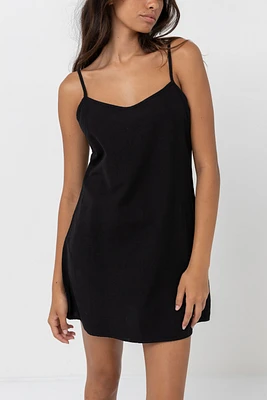 Rhythm Black Classic Slip Dress