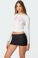 Edikted Damsel Long Sleeve T-Shirt