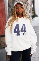 John Galt White Christy 44 Oversized Hoodie