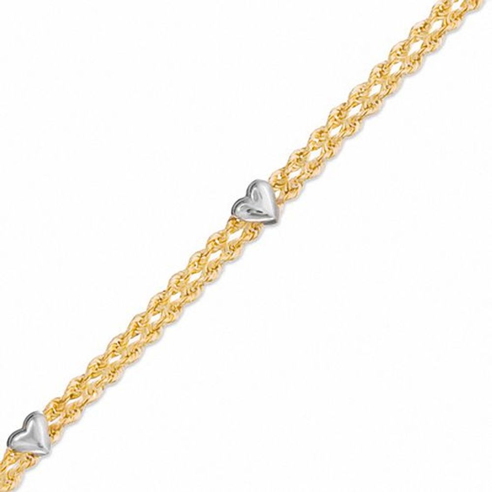 10K Gold2mm Rope Chain Bracelet A R M E D